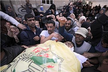 MIDEAST ISRAEL PALESTINIANS FUNERAL LAND DAY AFTERMATH