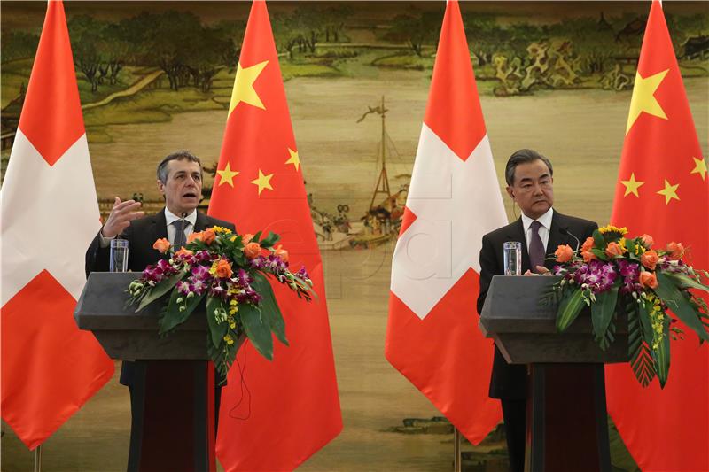 CHINA SWITZERLAND DIPLOMACY