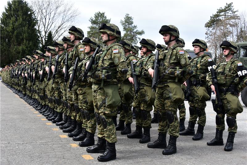 Svečani ispraćaj 2. hrvatskog kontingenta u sklopu NATO ojačane prednje prisutnosti u Republiku Poljsku