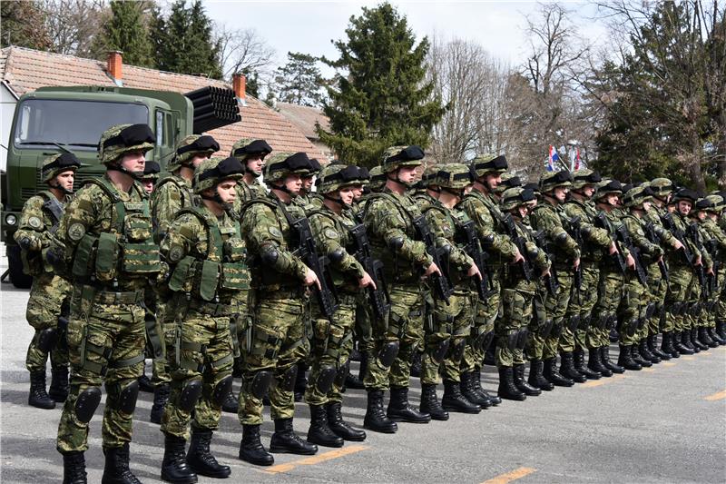 Svečani ispraćaj 2. hrvatskog kontingenta u sklopu NATO ojačane prednje prisutnosti u Republiku Poljsku