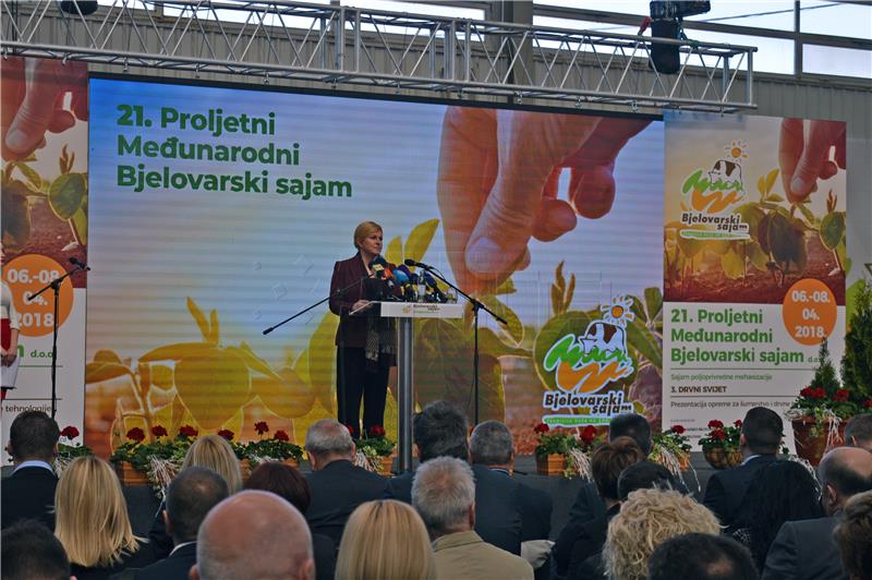 Predsjednica u Gudovcu pozvala na sveobuhvatnu agrarnu reformu