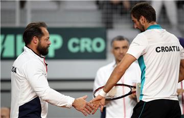 Davis Cup, Hrvatska - Kazahstan, Čilić - Popko