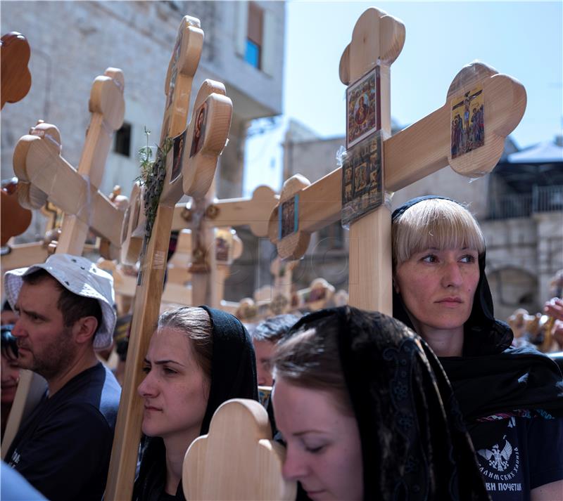 ISRAEL JERUSALM ORTHODOX GOOD FRIDAY