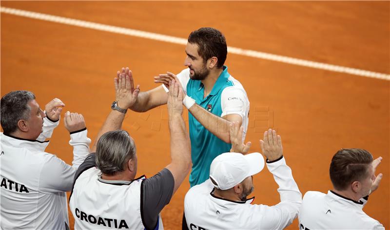 Davis Cup, Hrvatska - Kazahstan, Čilić - Popko