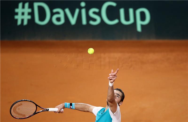 Davis Cup, Hrvatska - Kazahstan, Čilić - Popko