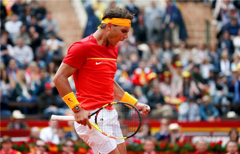 Davis Cup: Nadal izjednačio, Španjolska - Njemačka 1-1