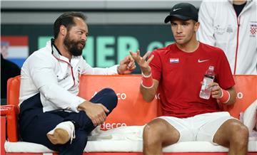 Davis Cup, Hrvatska - Kazahstan, Ćorić - Kukuškin