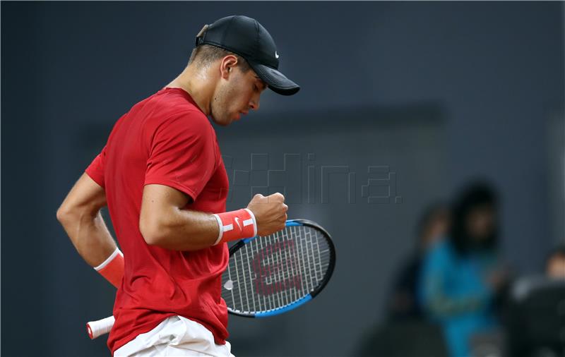 Davis Cup, Hrvatska - Kazahstan, Ćorić - Kukuškin