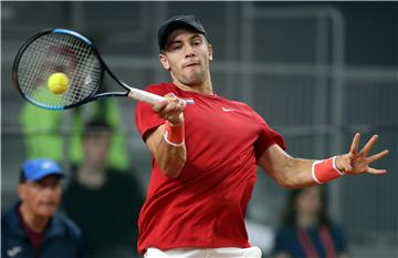 Davis Cup, Hrvatska - Kazahstan, Ćorić - Kukuškin