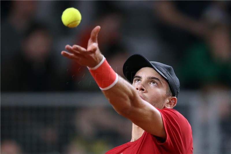 Davis Cup, Hrvatska - Kazahstan, Ćorić - Kukuškin