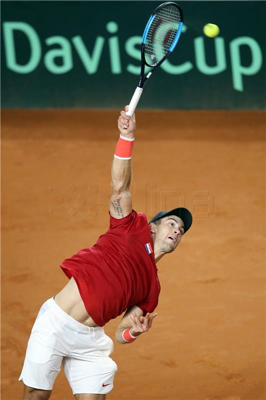 Davis Cup, Hrvatska - Kazahstan, Ćorić - Kukuškin