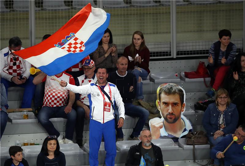 Davis Cup, Hrvatska - Kazahstan, Ćorić - Kukuškin