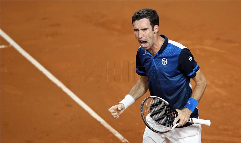 Davis Cup, Hrvatska - Kazahstan, Ćorić - Kukuškin