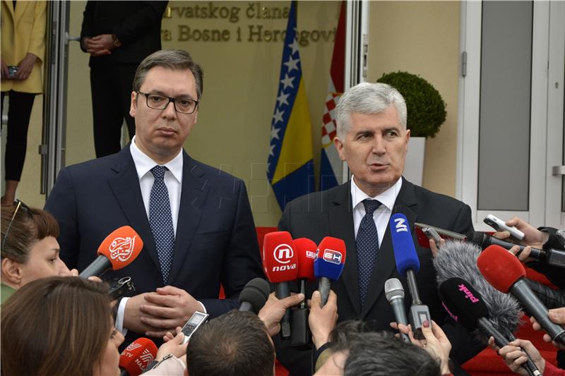 Čovic i Vučić za nove odnose u regiji bazirane na gospodarskoj suradnji