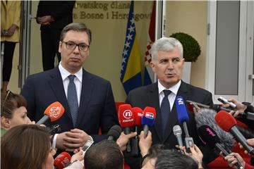 Čovic i Vučić za nove odnose u regiji bazirane na gospodarskoj suradnji