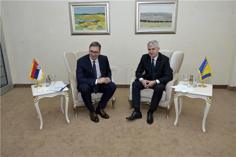 Covic and Vucic advocate new relations in region based on economic cooperation