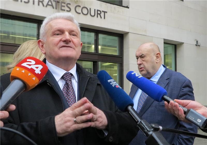 London court to decide on Todoric extradition to Croatia in ten days