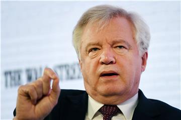 BRITAIN BREXIT DAVIS WSJ CEO COUNCIL