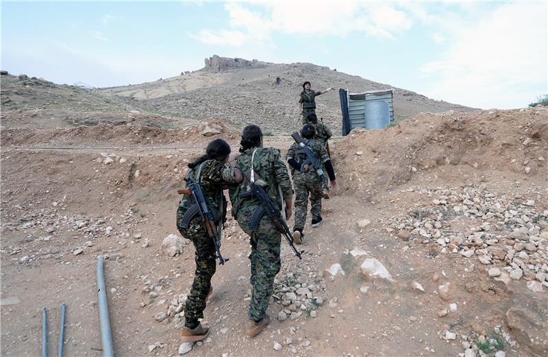 IRAQ YPJ FIGHTERS IN SINJAR