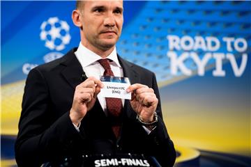 SWITZERLAND SOCCER UEFA DRAW