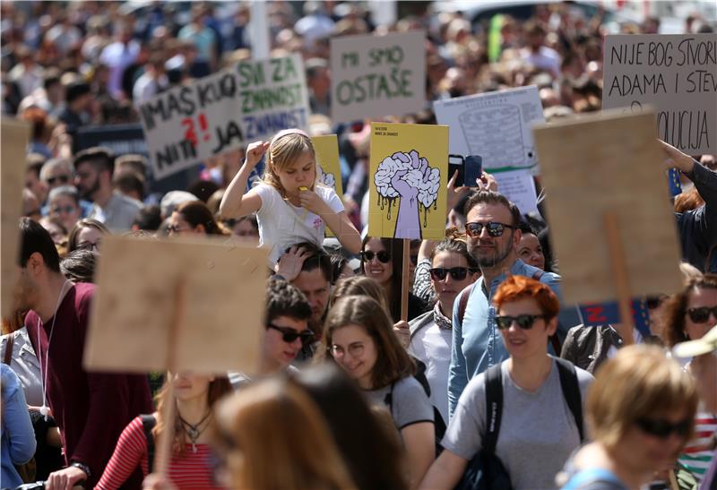 Marches for science held in Zagreb and Split