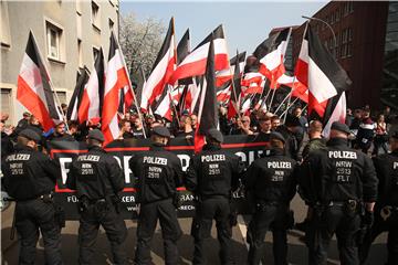 Anti-refugee demonstration in Dortmund