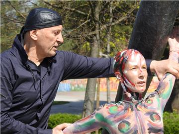 Postavljena skulptura autora Stephana Lupina u Varaždinu