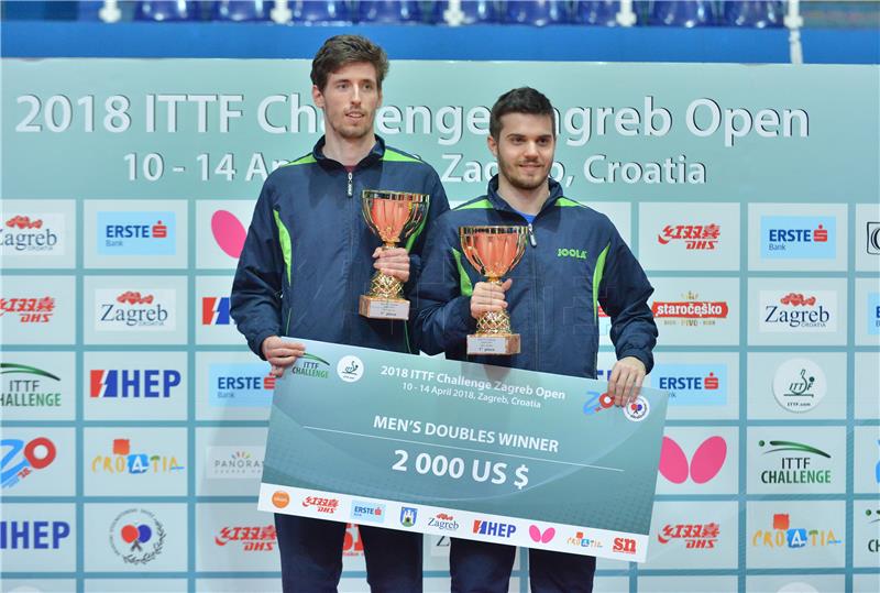 ITTF Challenge Zagreb open stolno-teniski turnir, finale muški parovi