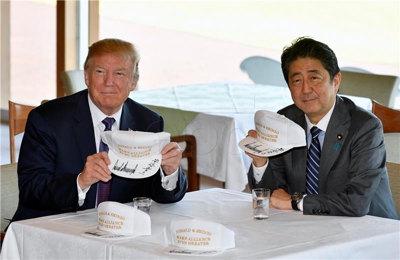 Trump i Abe pokušat će postići konsenzus oko Sjeverne Koreje