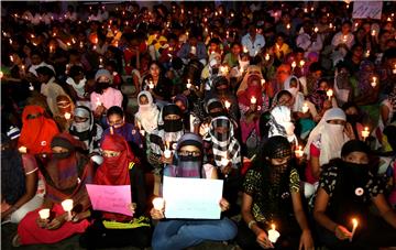 INDIA PROTEST AND CANDEL LIGHT VIGIL FOR RAPE VICTIM&#xA;