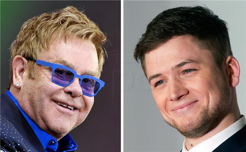 (FILE) USA CINEMA ELTON JOHN TARON EGERTON