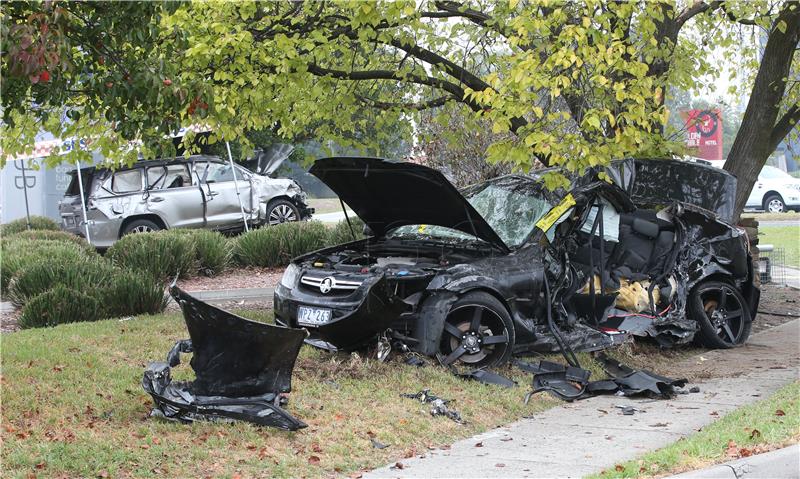 AUSTRALIA HIT AND RUN CRASH