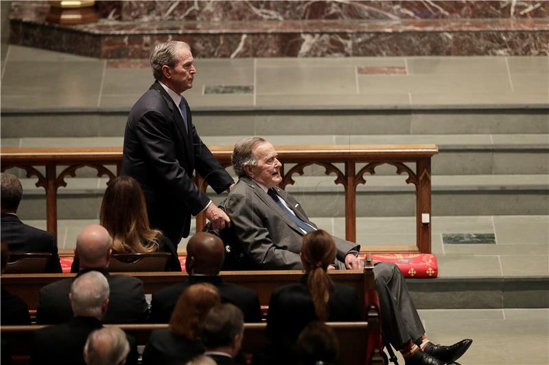 USA BARBARA BUSH FUNERAL