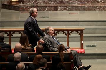 USA BARBARA BUSH FUNERAL