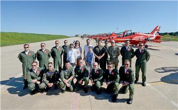 MORH: Red Arrows u posjetu Krilima Oluje