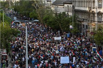 HUNGARY PROTEST