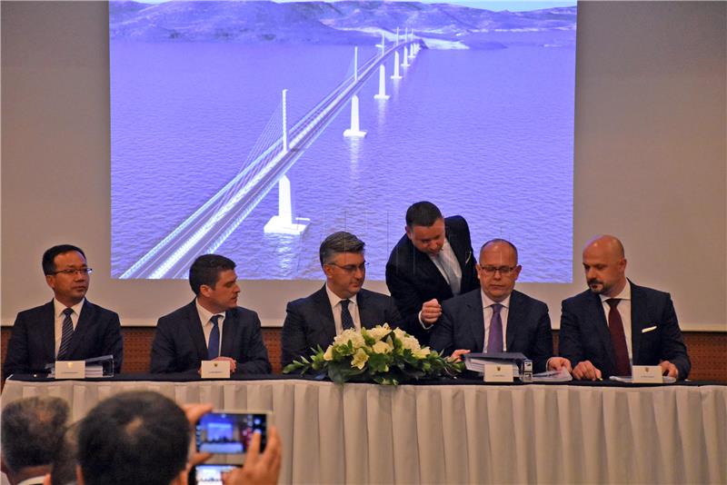 Contract for Peljesac Bridge construction signed