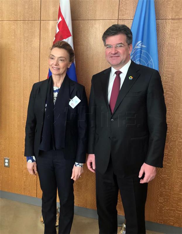 Croatian FM, UN General Assembly president discuss situation in Bosnia