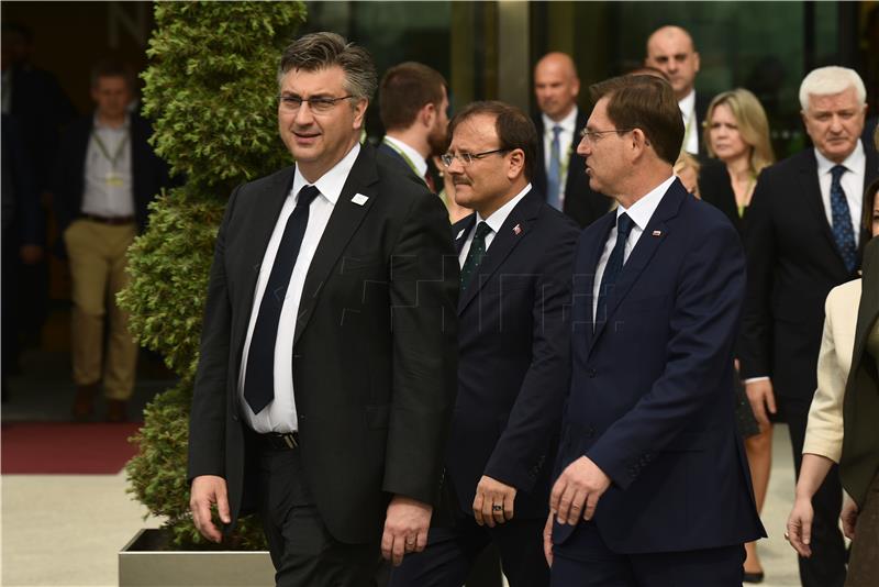 Croatian Prime Minister arrives at SEECP summit in Slovenia