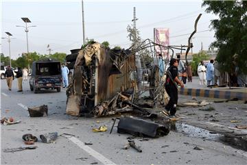 PAKISTAN SUICIDE BOMB BLASTS