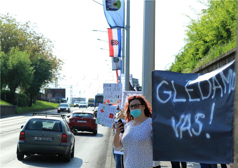 Prosvjed u Podsusedu protiv prerade građevinskog otpada