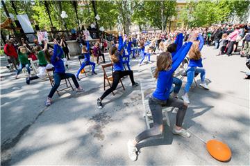 Proslava Svjetskog dana plesa masovnom flash mob koreografijom u Zagrebu