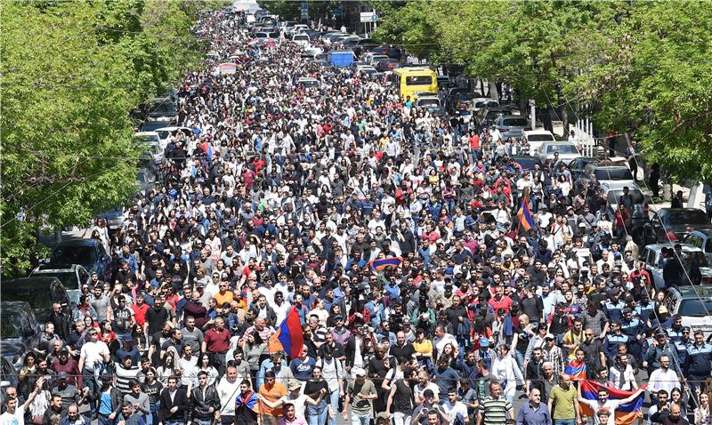 ARMENIA OPPOSITION RALLY