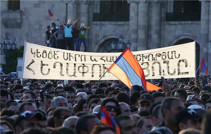 ARMENIA OPPOSITION RALLY