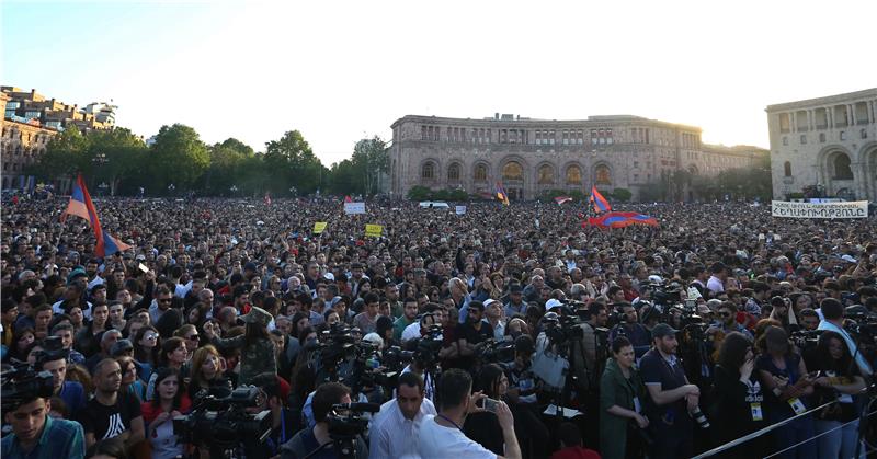 ARMENIA OPPOSITION RALLY