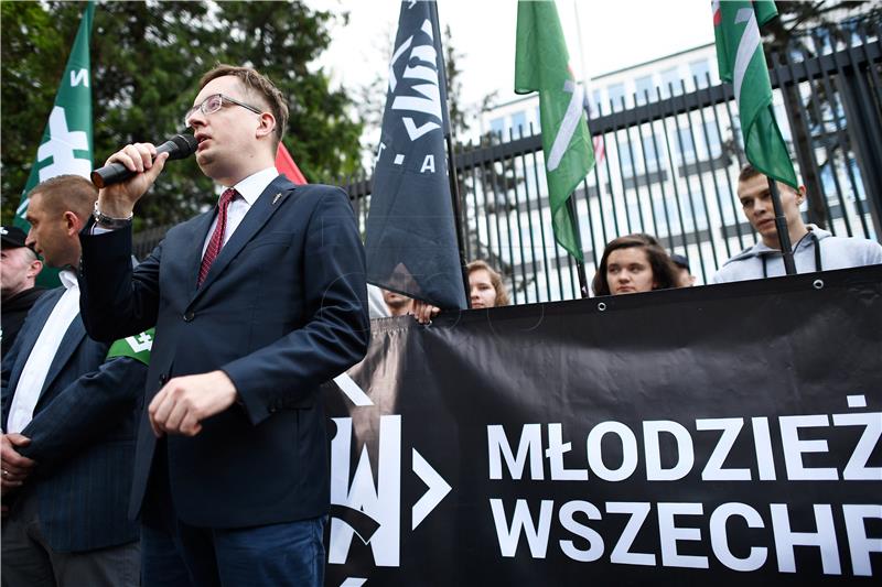 POLAND USA PROTEST HOLOCAUST