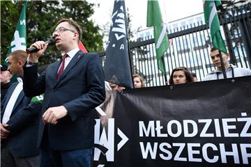 POLAND USA PROTEST HOLOCAUST