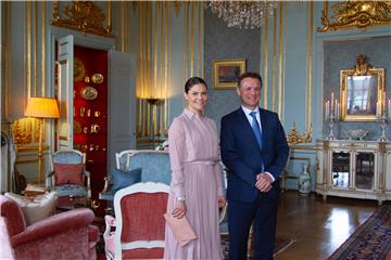 Jandrokovic meets Crown Princess Victoria of Sweden