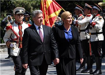 FYROM CROATIA PRESIDENT VISIT