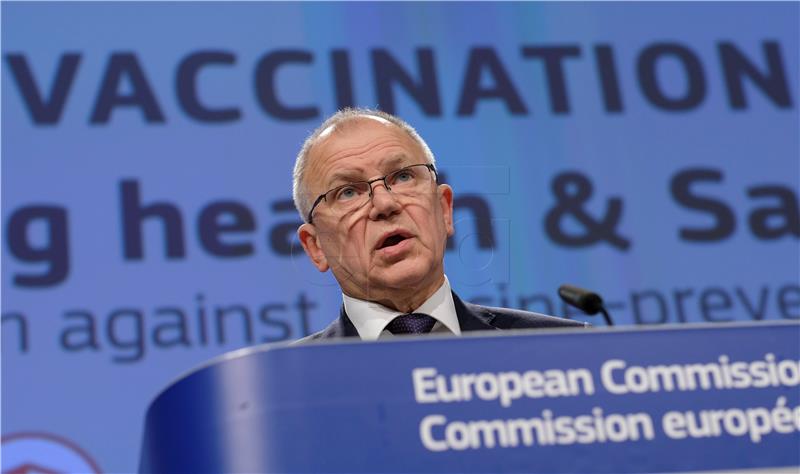 BELGIUM EU COMMISSION HEALTH VACCINATION